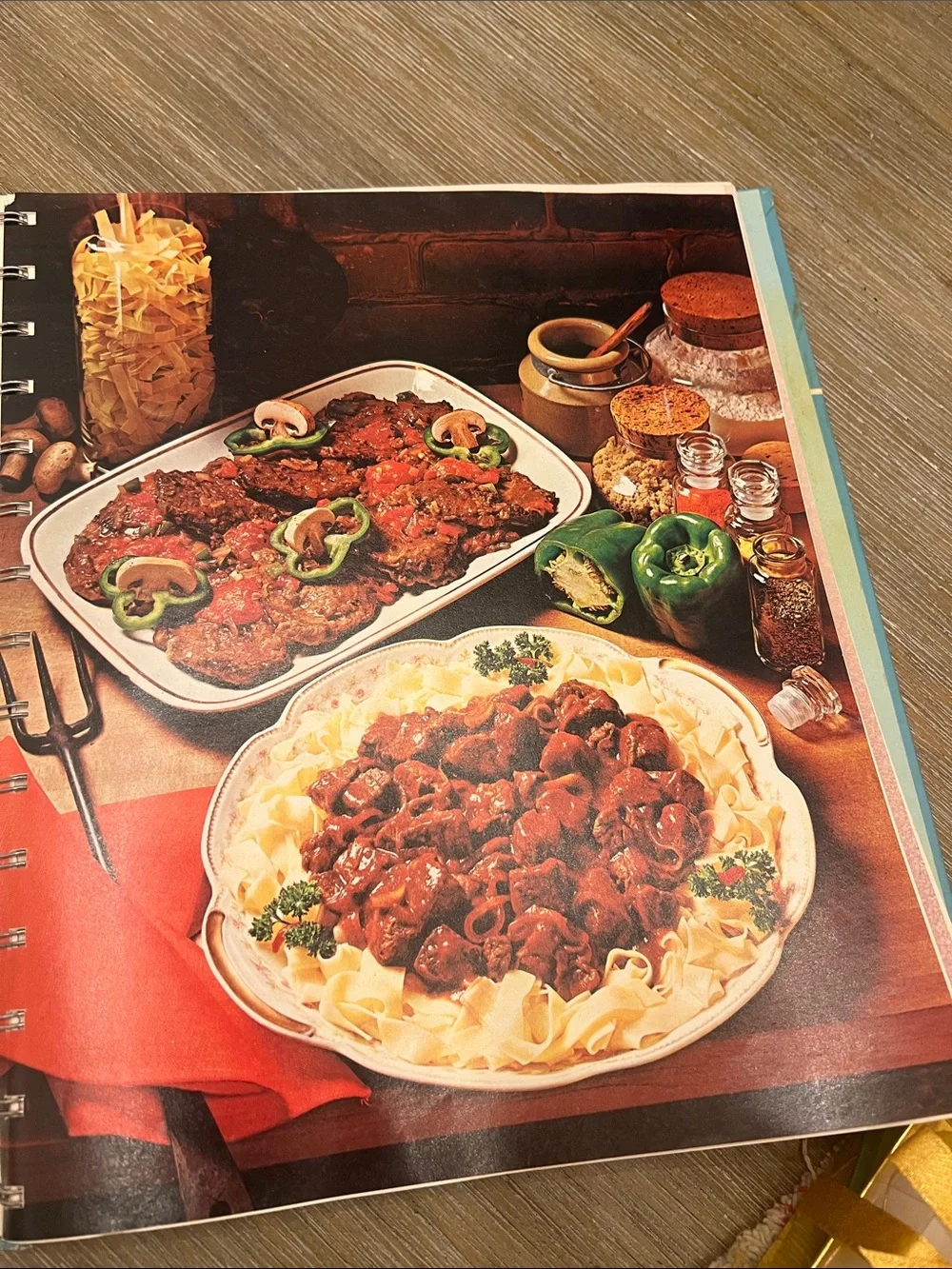 Betty Crocker Do-Ahead Spiral Cover  - Blue & Green Cover. 150 pgs of recipies.